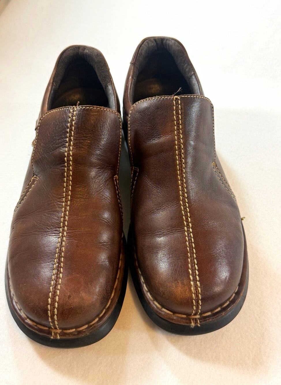 Pikolinos Men’s EU 42 US 9 Brown Leather Slip On Loafers Comfort Shoes Spain
